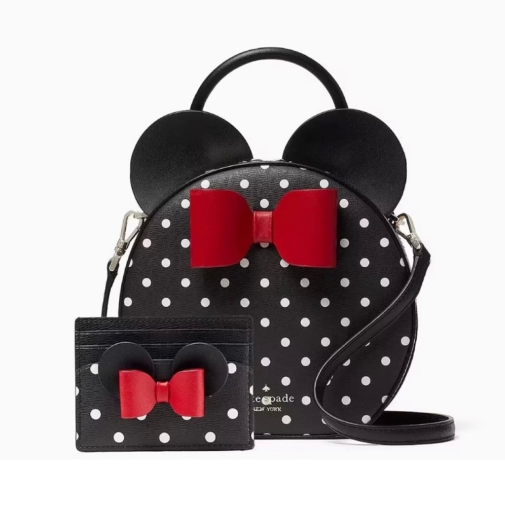 Kate Spade X Disney - Nwt Minnie Mouse Leather Bag And Wallet